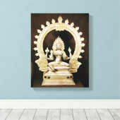 Kali uit Vijayanagar Canvas Afdruk (Insitu (Houten vloer))