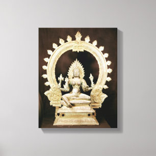 Kali uit Vijayanagar Canvas Afdruk