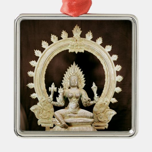Kali uit Vijayanagar Metalen Ornament (Voorkant)