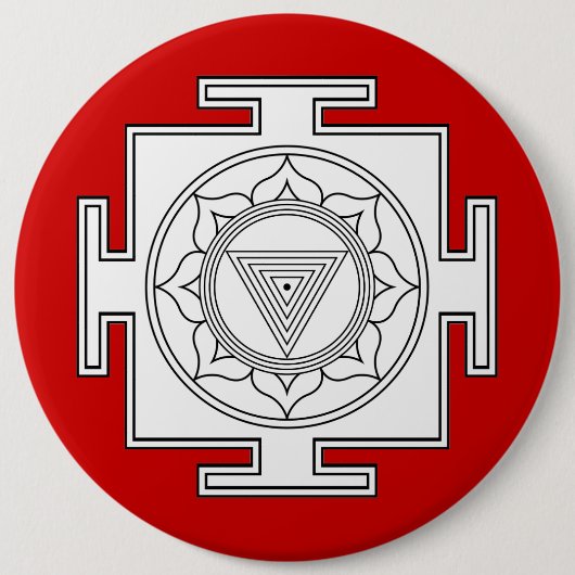 Kali Yantra Button (Voorkant)