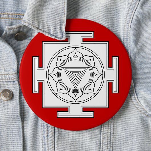 Kali Yantra Button (In situ)