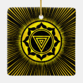 Kali Yantra Golden Rise Pen Keramisch Ornament (Achterkant)