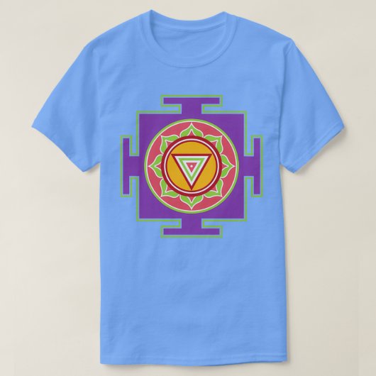 Kali Yantra Hindu Goddess Mindfulness Gift T-shirt (Design voorkant)