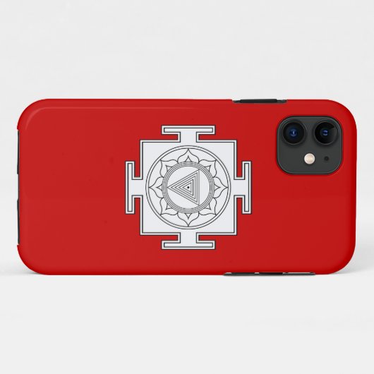 Kali Yantra iPhone 5 Hoesje-Mate Hoesje (Achterkant (horizontaal))