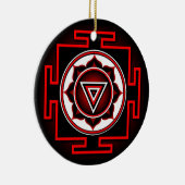 Kali Yantra Keramisch Ornament (Rechts)