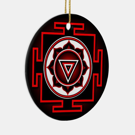 Kali Yantra Keramisch Ornament (Rechts)