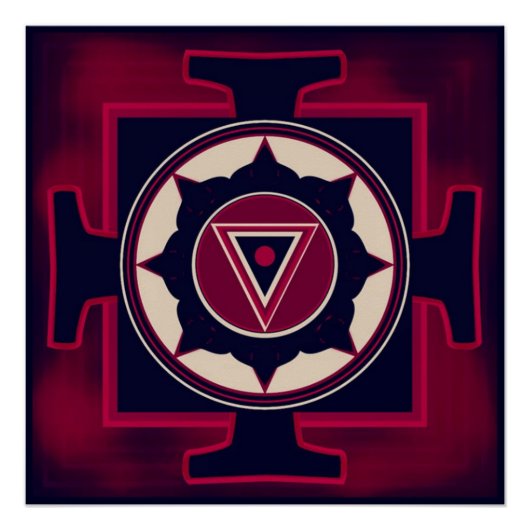 Kali Yantra Perfect Poster (Voorkant)