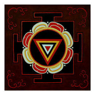 Kali Yantra Perfect Poster