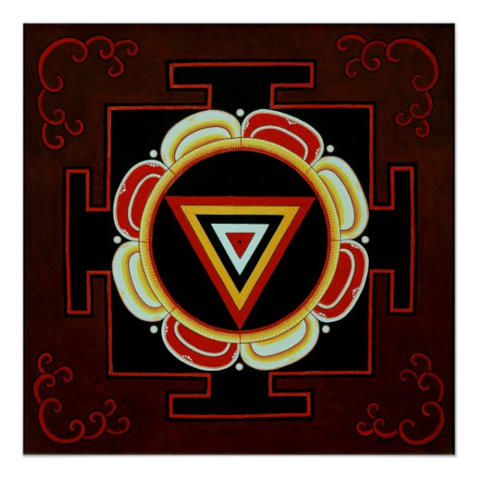 Kali Yantra Perfect Poster (Voorkant)