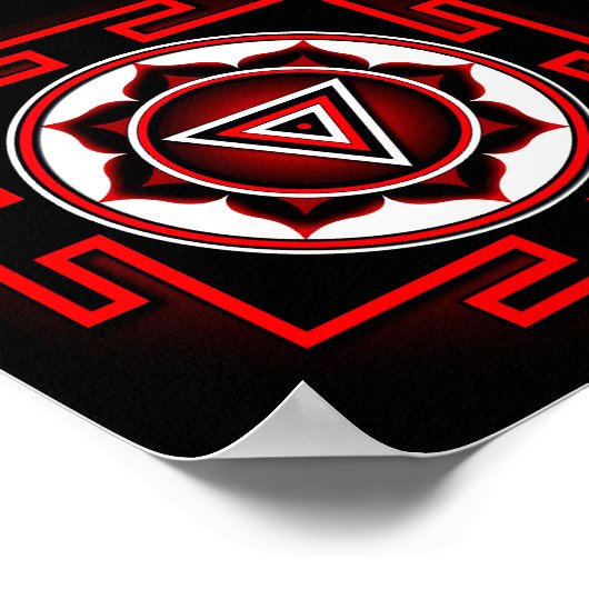 Kali Yantra Poster (Hoek)