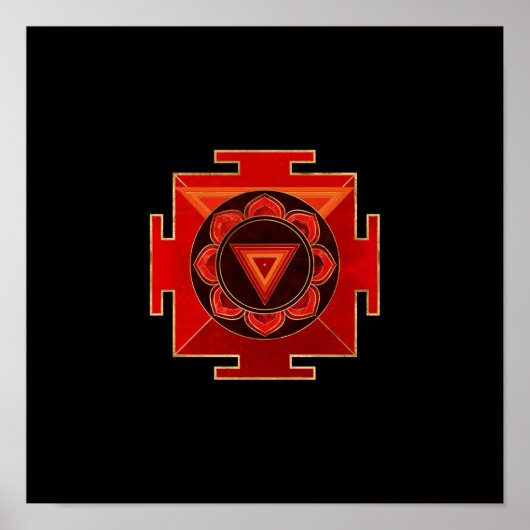 Kali Yantra Poster (Voorkant)