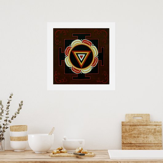 Kali Yantra Poster (Keuken)