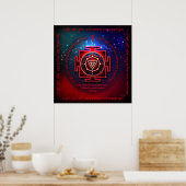 Kali Yantra Poster (Keuken)