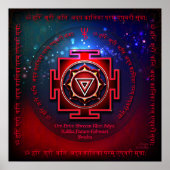 Kali Yantra Poster (Voorkant)