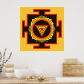 Kali Yantra Poster (Keuken)