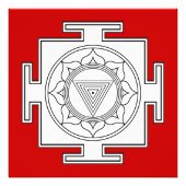 Kali Yantra Print (meerdere formaten) Foto Afdruk (Voorkant)