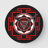 Kali Yantra Ronde Klok (Voorkant)