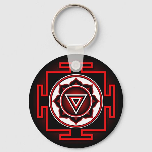 Kali Yantra Sleutelhanger (Voorkant)