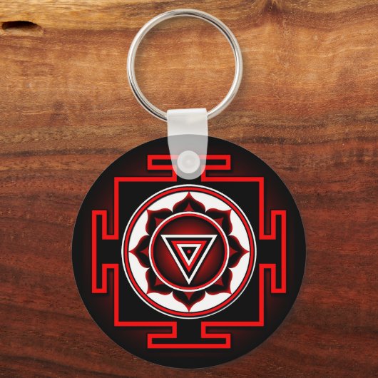 Kali Yantra Sleutelhanger (Achterkant)