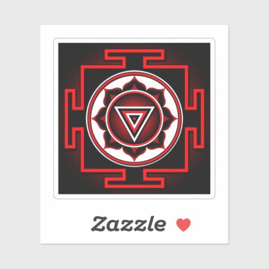 Kali Yantra Sticker (Vel)