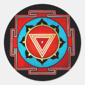 Kali Yantra Sticker (Voorkant)