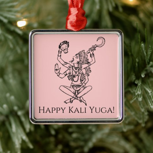 Kali Yuga Metalen Ornament (Boom)