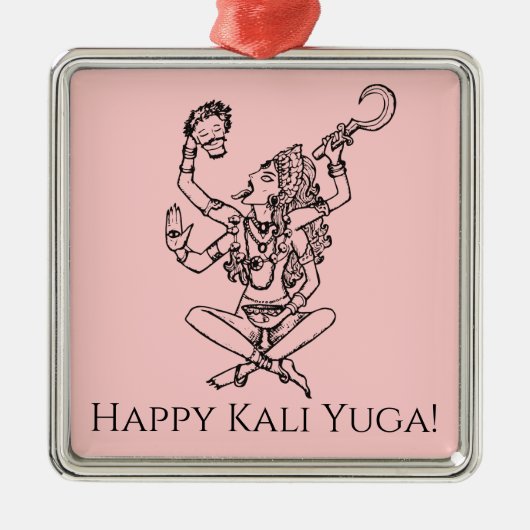 Kali Yuga Metalen Ornament (Voorkant)