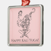 Kali Yuga Metalen Ornament (Links)
