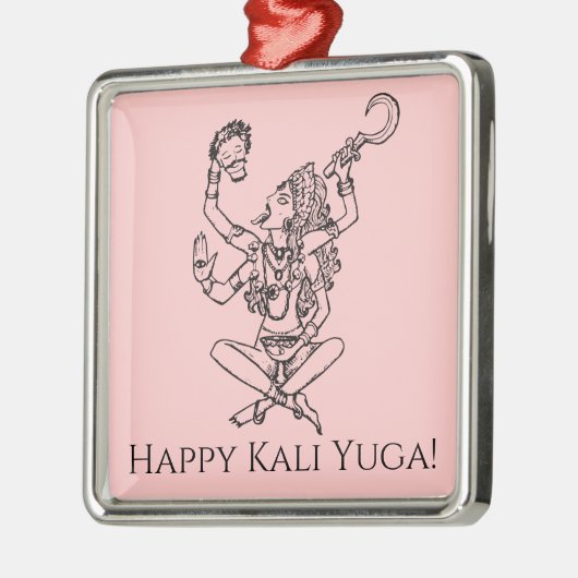 Kali Yuga Metalen Ornament (Links)