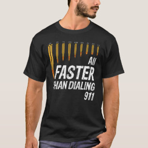 Kaliber sneller dan het Draaien 911 AMM Pistool Ei T-shirt