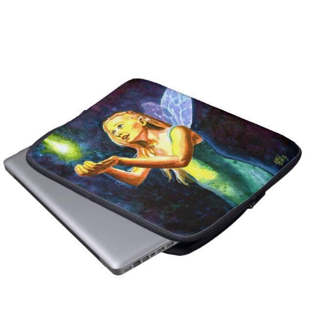 KaliberCadeaus V1-laptophoes met fee-ontwerp Laptop Sleeve (Voorkant onderkant)