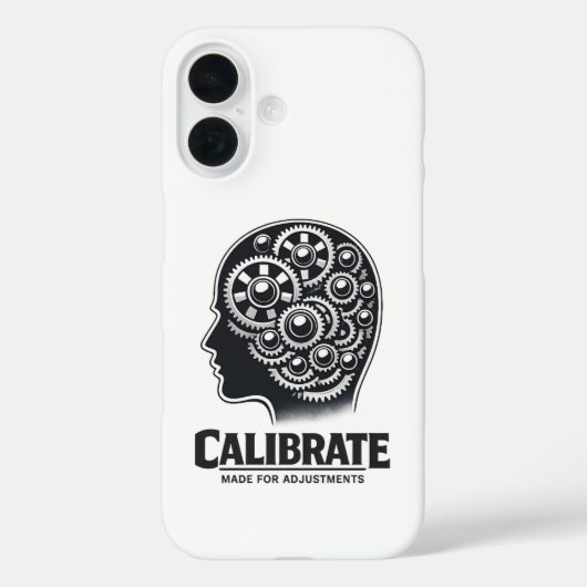 KalibreerGeest Case-Mate iPhone Case (Achterkant)