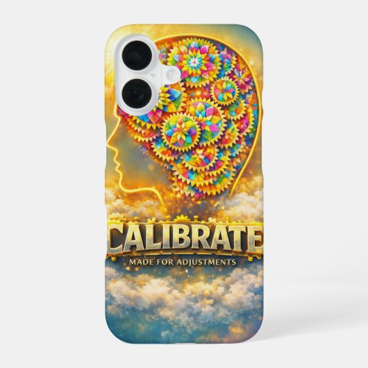KalibreerGeest iPhone 16 Hoesje (Achterkant)