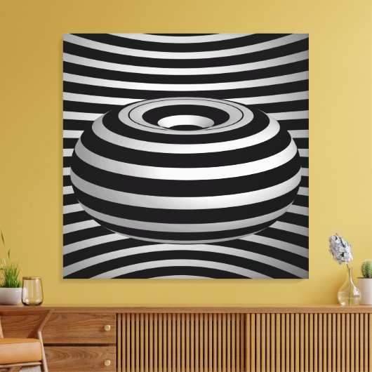 Kalidascoop Canvas Afdruk (Insitu (Woonkamer))