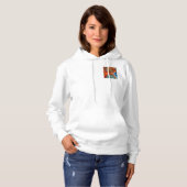 KALIFORNIA ZIP JOGGER - GROOTTE M - WITTE HOODIE (Voorkant volledig)