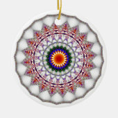 "KaliFract0062" Keramisch Ornament (Voorkant)