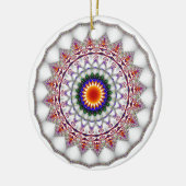 "KaliFract0062" Keramisch Ornament (Links)
