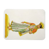 Kalika-vrouw van Varuna, gegraveerd door C. de Mot Magneet (Horizontaal)