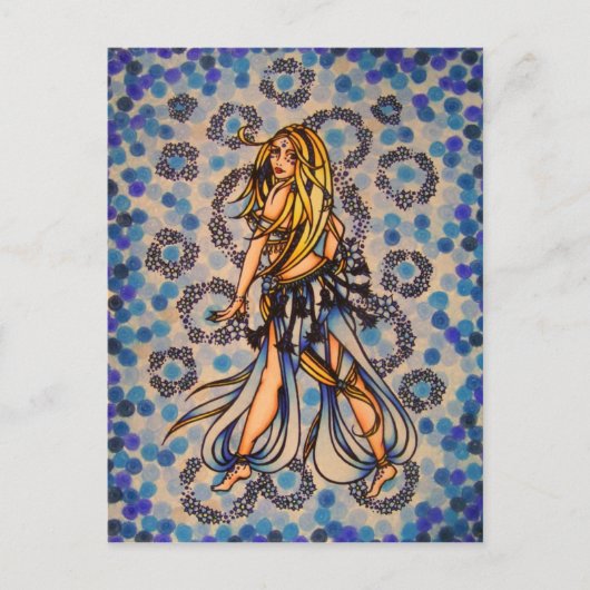 Kalila Belly Dancer Briefkaarten (Voorkant)