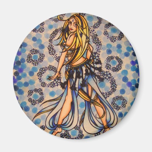 Kalila Belly Dancer Magnet (Voorkant)