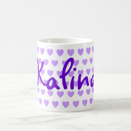 Kalina Paars Heart Koffiemok