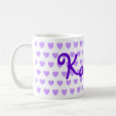 Kalina Paars Heart Koffiemok (Links)