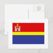 Kaliningrad Oblast Flag Briefkaart (Voorkant / Achterkant)