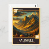 Kalispell, Montana | Briefkaart (Voorkant / Achterkant)