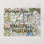 Kalispell MT  kaart (Voorkant)