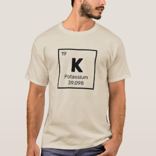 Kalium / Periodiek Tafel - K Element T-shirt