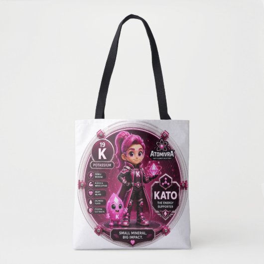 Kalium  tote bag (Voorkant)