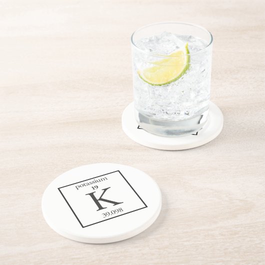 Kalium Zandsteen Onderzetter (Zijkant)