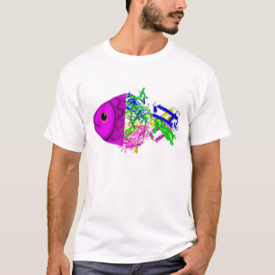 Kaliumkanaal voor vissen t-shirt