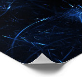 Kaliverse Elektrische Energie Fractal Poster (Hoek)